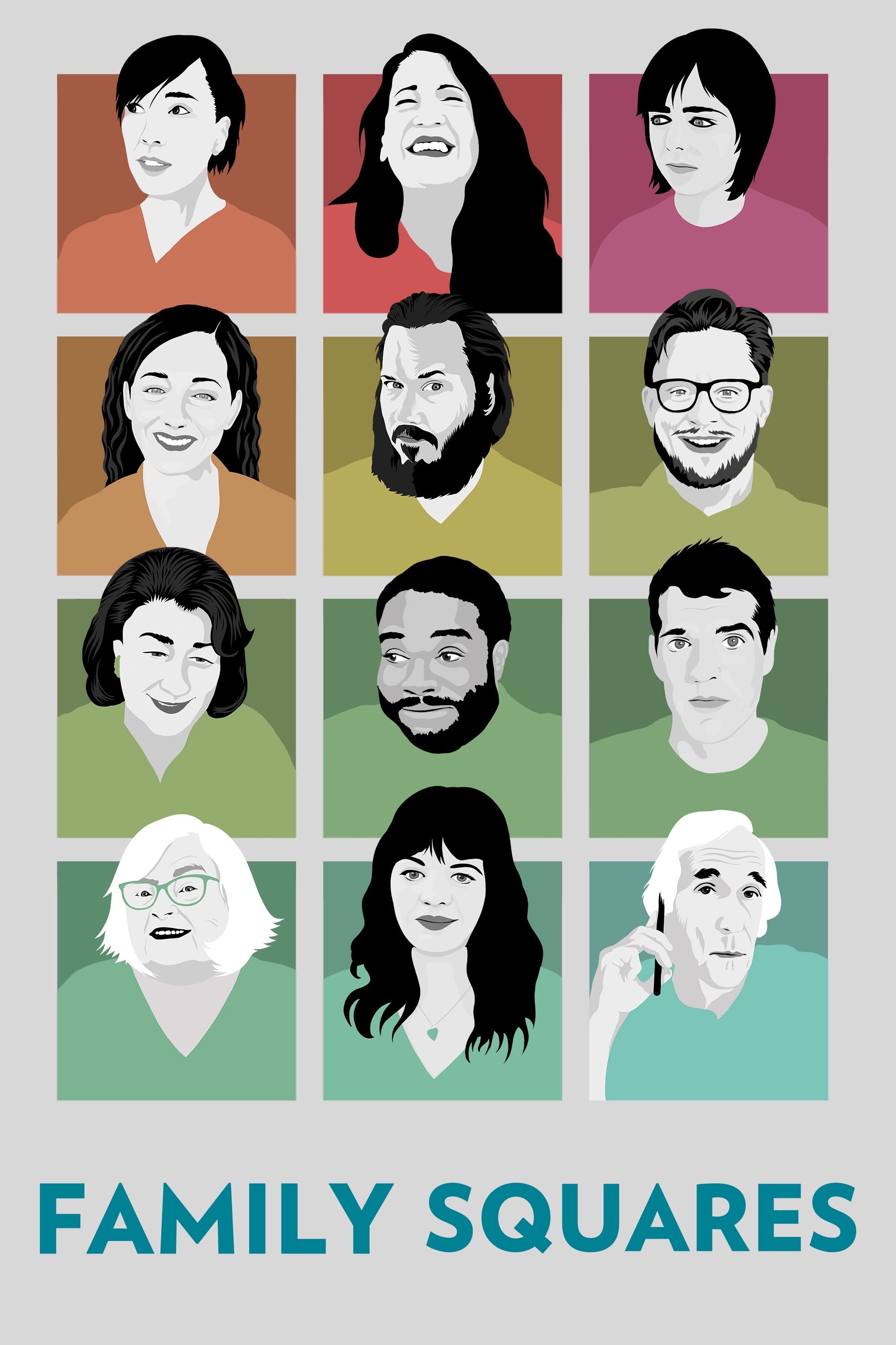 Постер Family Squares